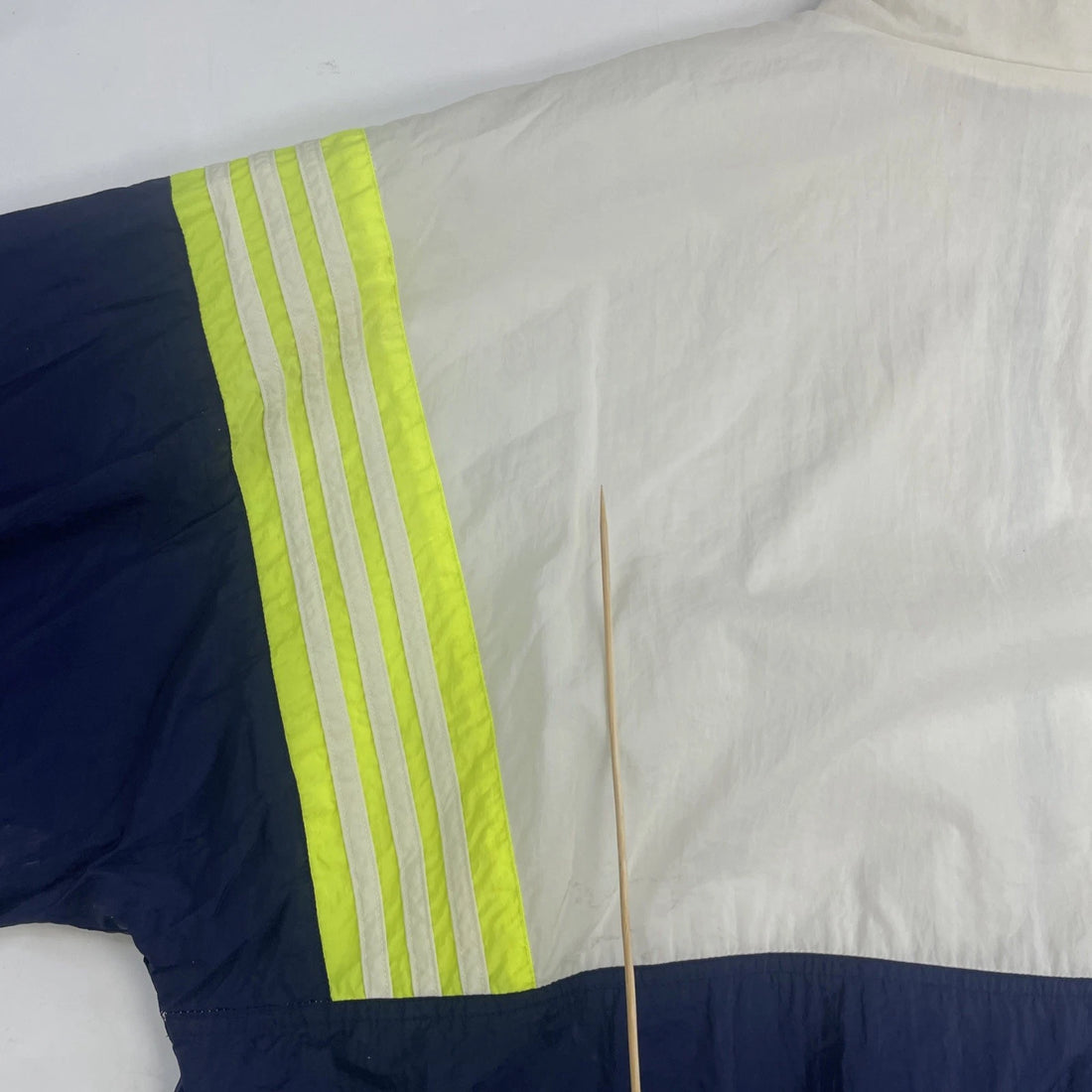 Vintage Adidas Windbreaker Light Jacket Size XL White