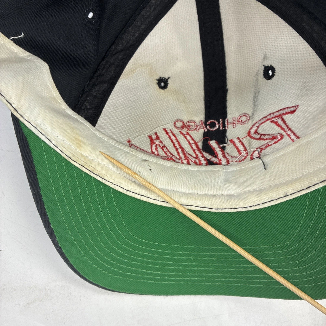Vintage Chicago Bulls Script Sports Specialties Twill Snapback Hat OSFA NBA