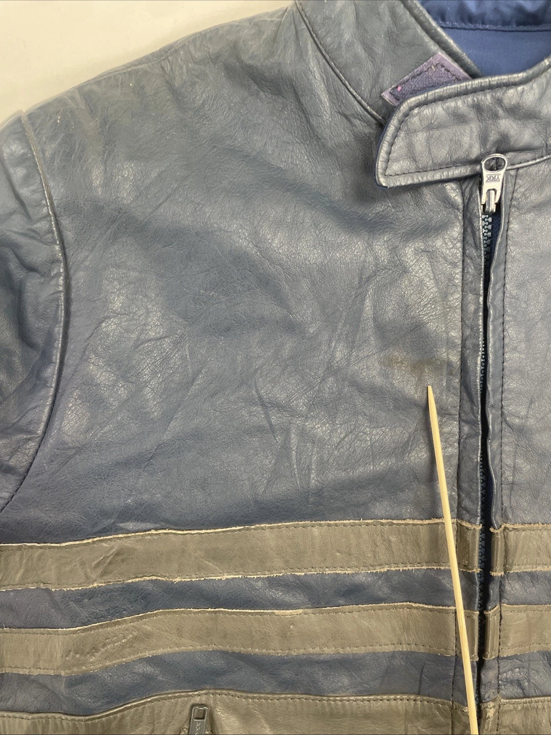 Vintage Fox Moto X Racing Reversible Leather Jacket Size XS