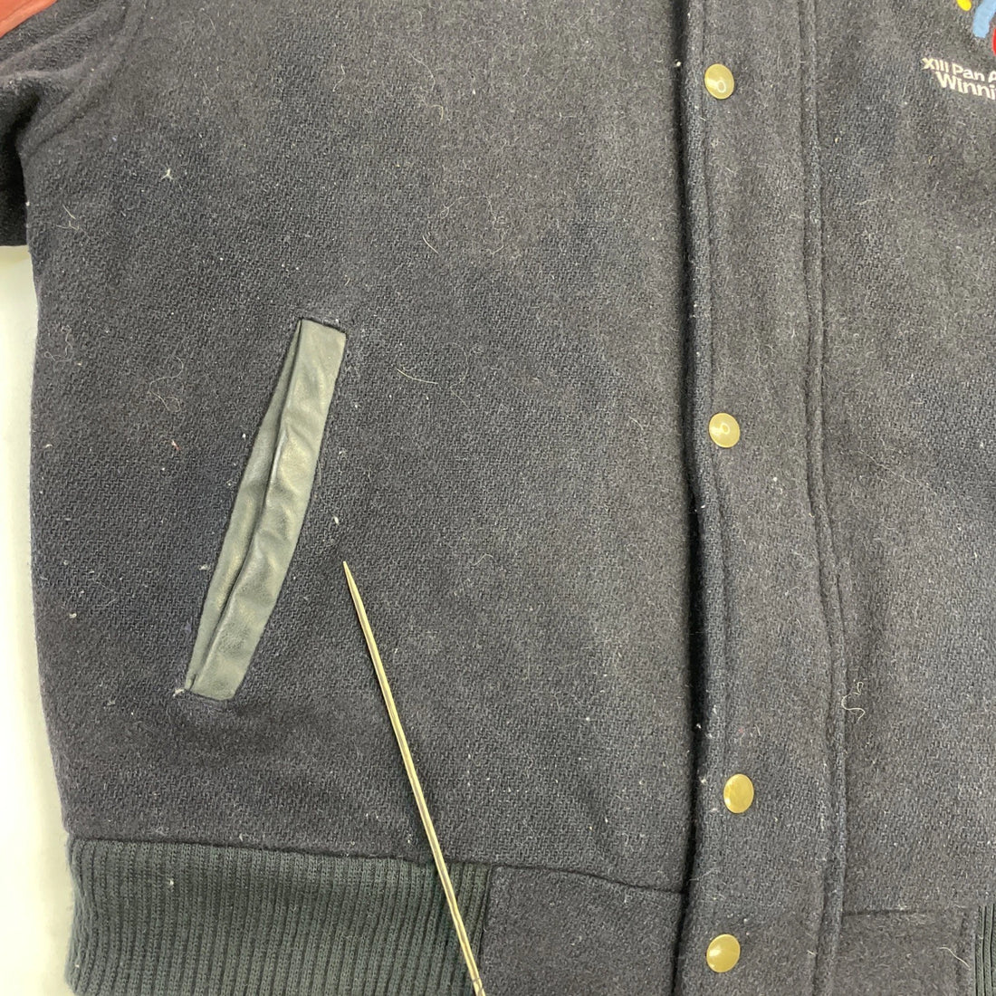 Vintage XIII Pan Am Games Winnipeg 1999 Wool Varsity Jacket Size Small 90s