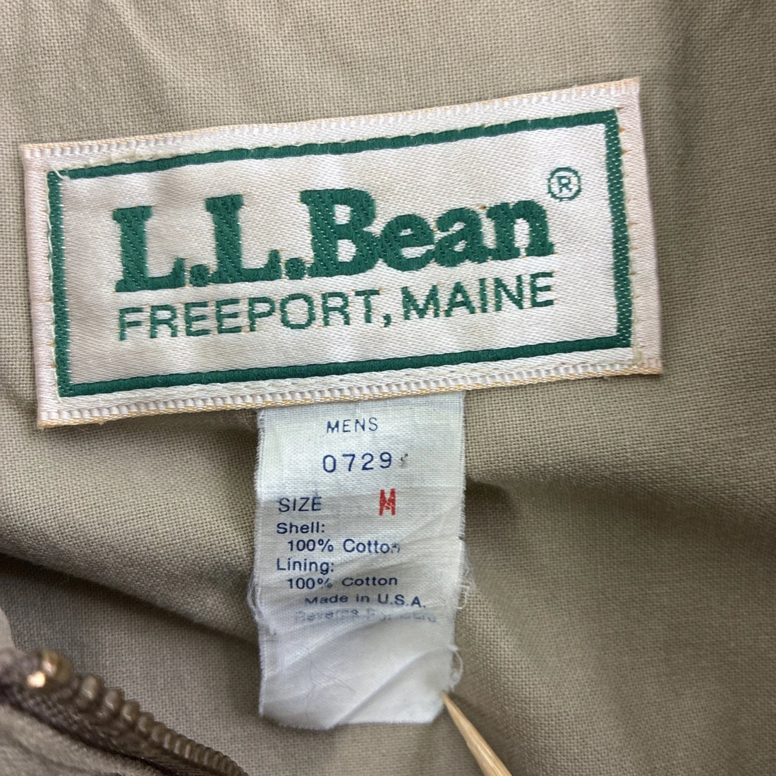 L.L. Bean Bomber Jacket Size Medium