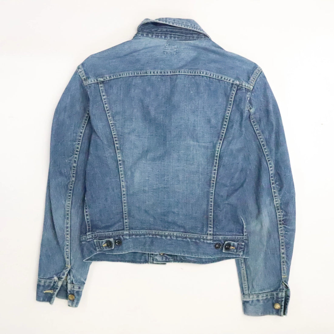 Vintage Lee Sanforized 101-J Denim Jacket 40 Long Union Made Patch PATD-153438