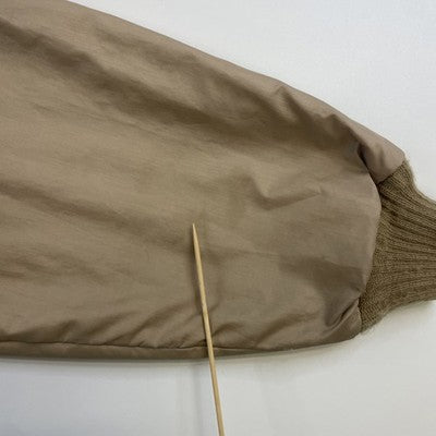 Vintage Pen West Lobo Bomber Jacket Size Large Brown Western