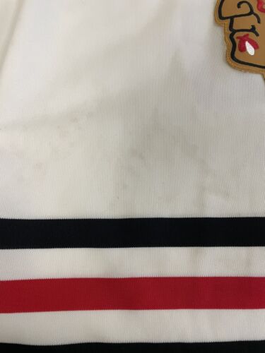 Vintage Chicago Blackhawks CCM Maska Hockey Jersey Size Large 90s NHL