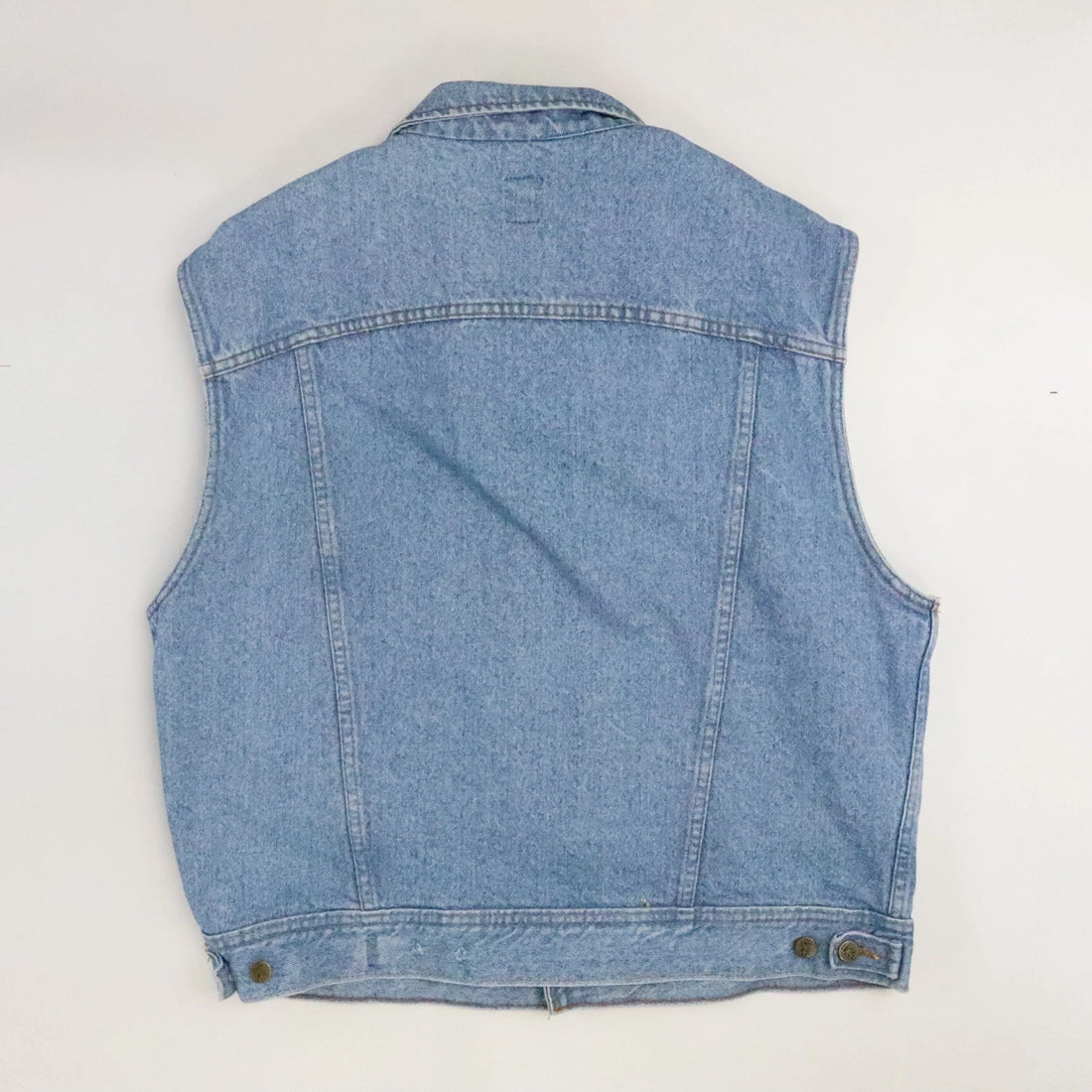 Vintage Lee Denim Vest Jacket Size Large