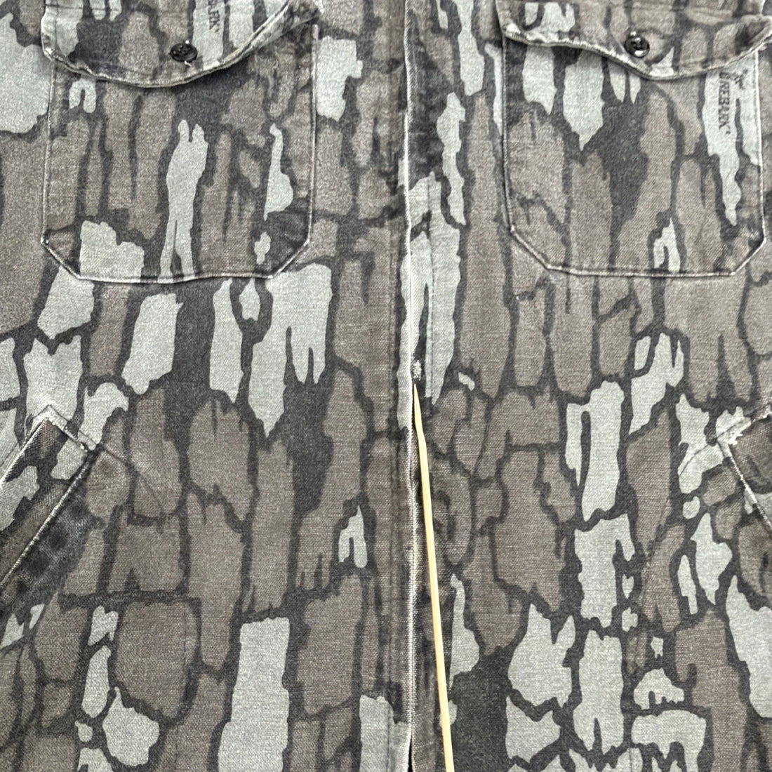 Vintage Garden Mountain Camo Shirt Jacket Size XL
