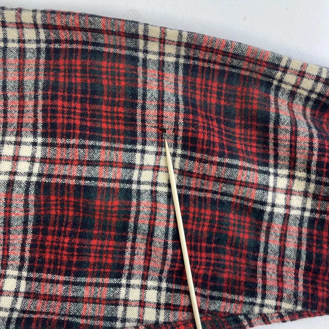 Wool Button Up Shirt Size Medium Red Plaid