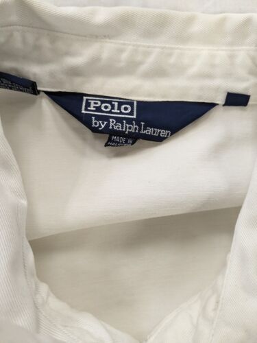 Vintage Polo Ralph Lauren Harrington Jacket Size XL White