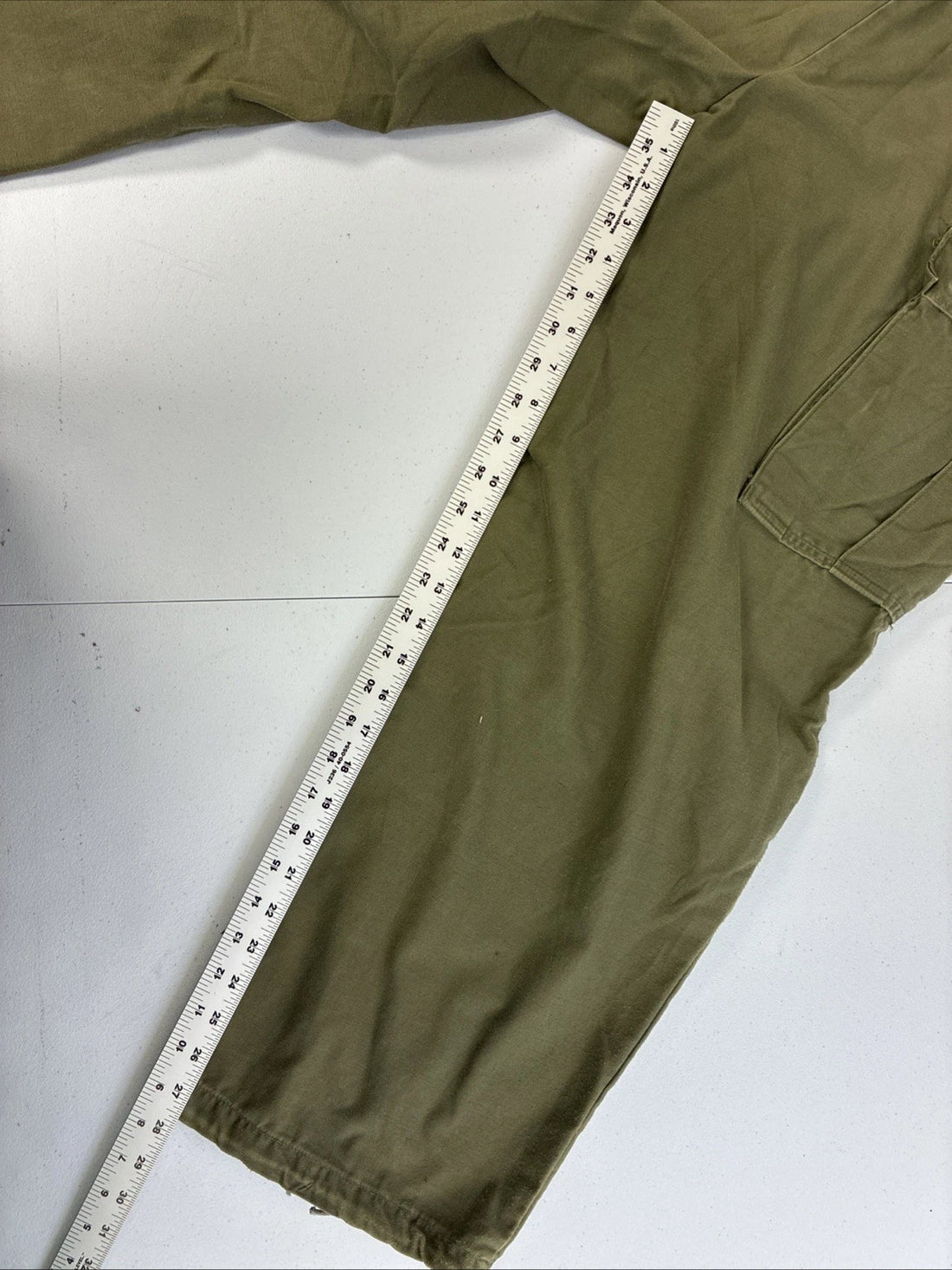 Vintage OG 107 Sateen Cold Weather Trousers Pants Size Small Green