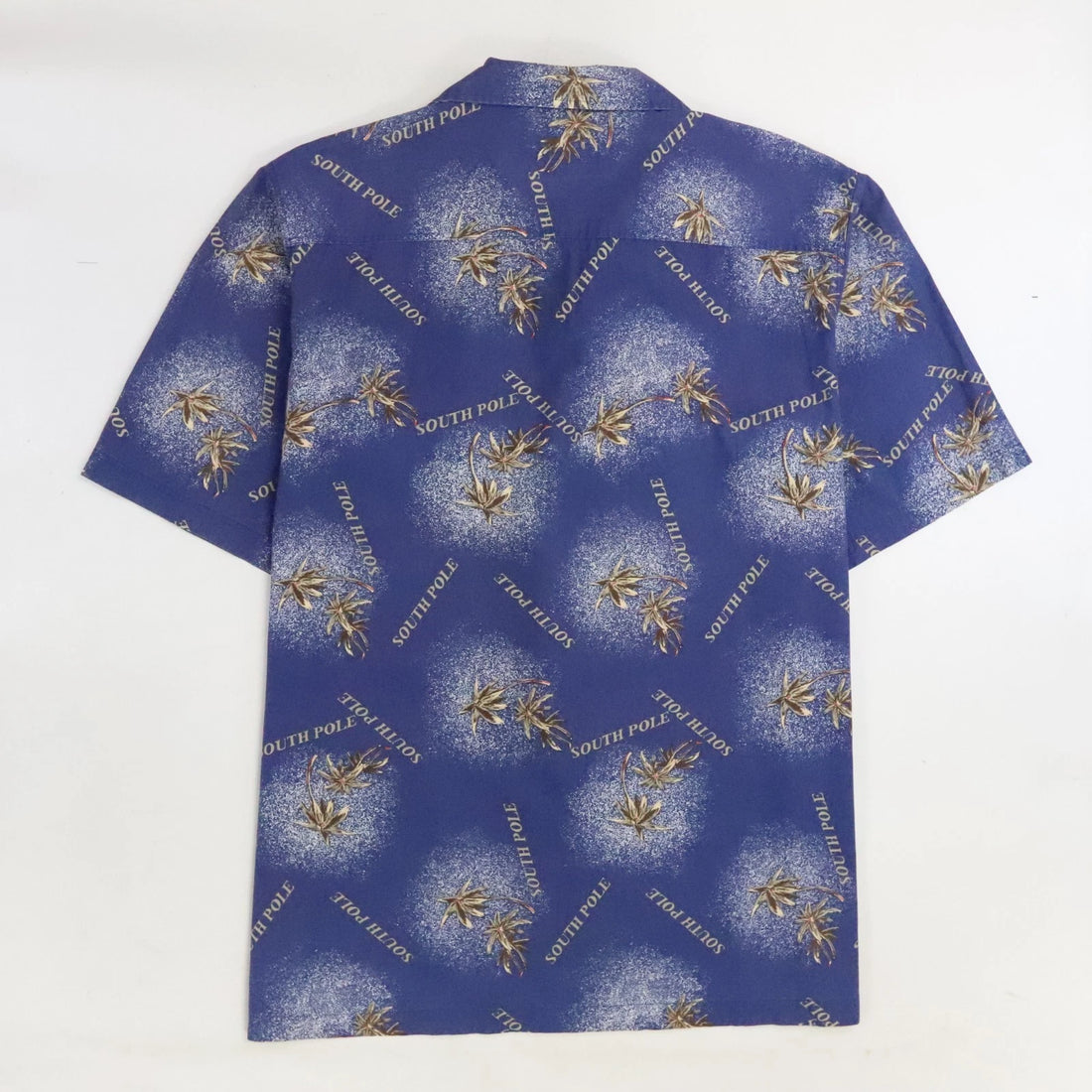 Vintage Southpole Hawaiian Beach Tropical Short Sleeve Button Up Shirt Large Y2K