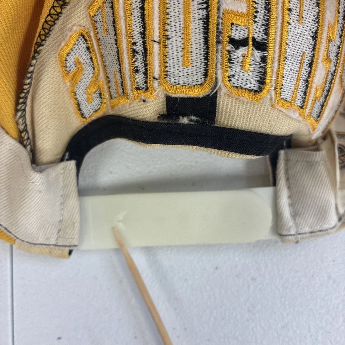 Vintage Pittsburgh Penguins Blockhead Snapback Hat OSFA NHL