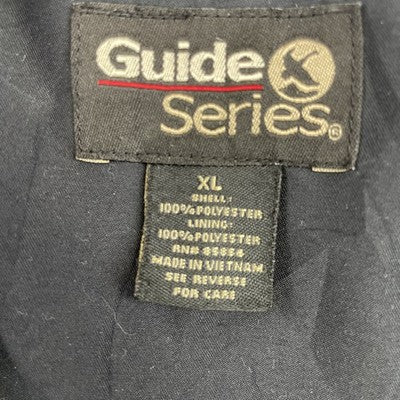 Vintage Guide Series Tree Camo Fleece Vest Jacket Size XL