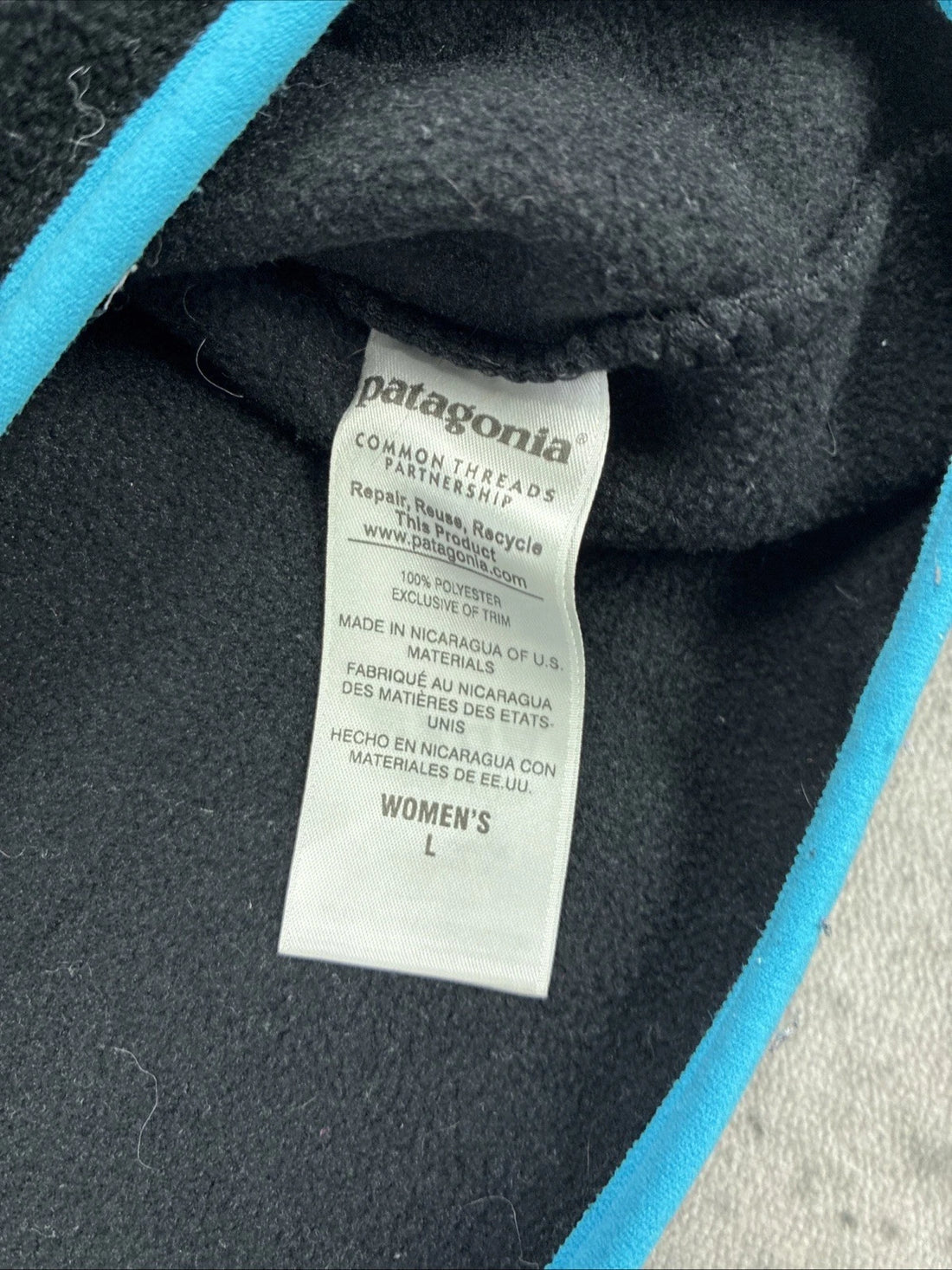 Patagonia Synchilla Snap T Fleece Jacket Womens Size Large