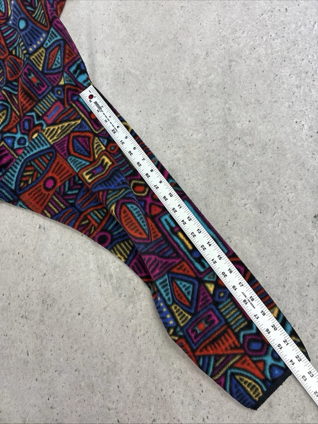 Vintage Patagonia Aztec Aboriginal Synchilla Snap T Fleece Jacket Medium 90s