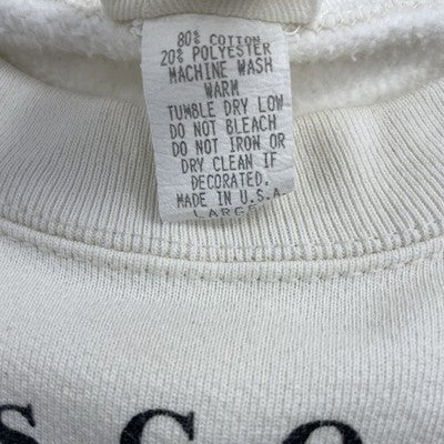 Vintage Mickey Mouse Discover It's A Small World Disney Sweatshirt Large 90s