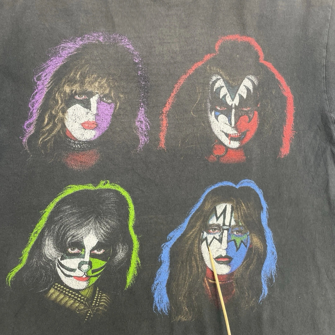 Kiss T-Shirt Size Medium Black Music Band Tee
