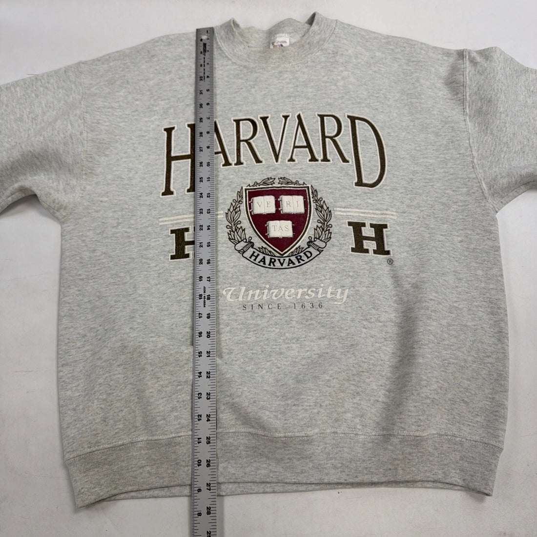 Vintage Harvard University Crimson Crest Crewneck Sweatshirt Size XL NCAA
