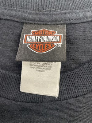 Harley Davidson Motorcycles Hot Metal Long Sleeve T-Shirt 2XL