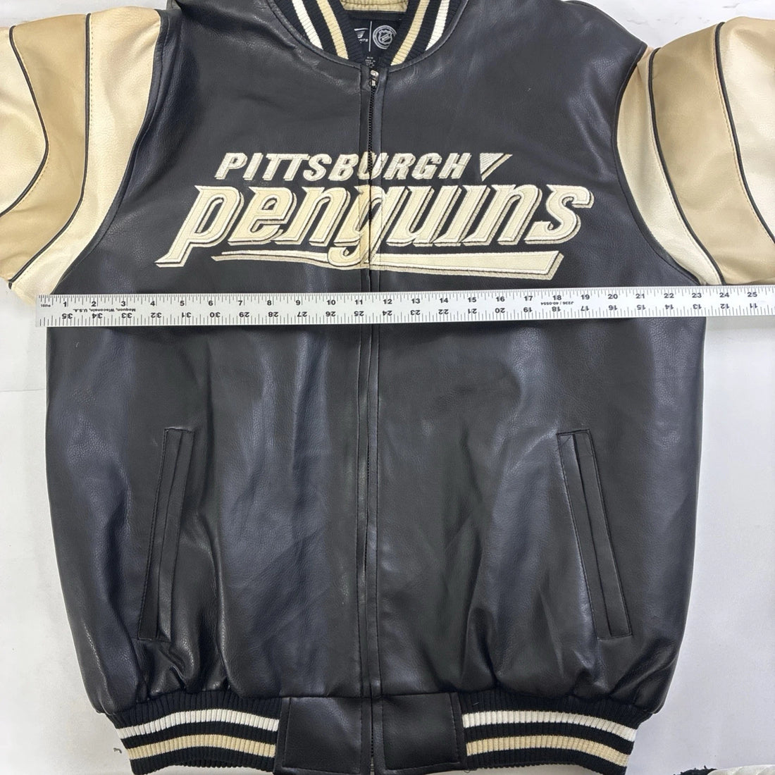 Pittsburgh Penguins G-III Varsity Jacket Medium NHL NWT