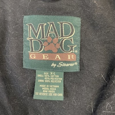 Vintage Mad Dog Advantage Timber Camo Bomber Jacket Size XL
