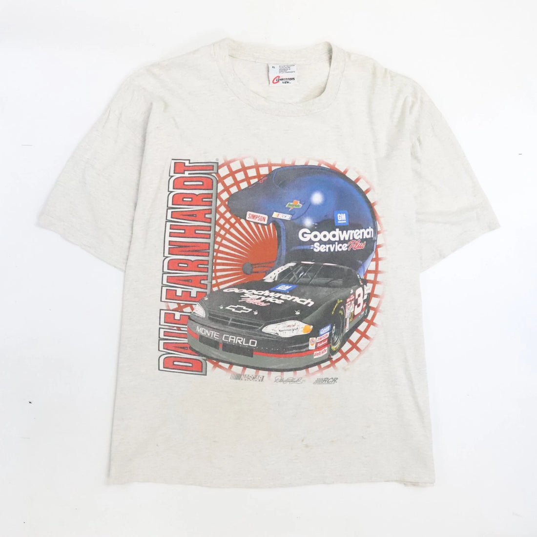 Vintage Dale Earnhardt Goodwrench Racing T-Shirt Size XL Double Sided NASCAR