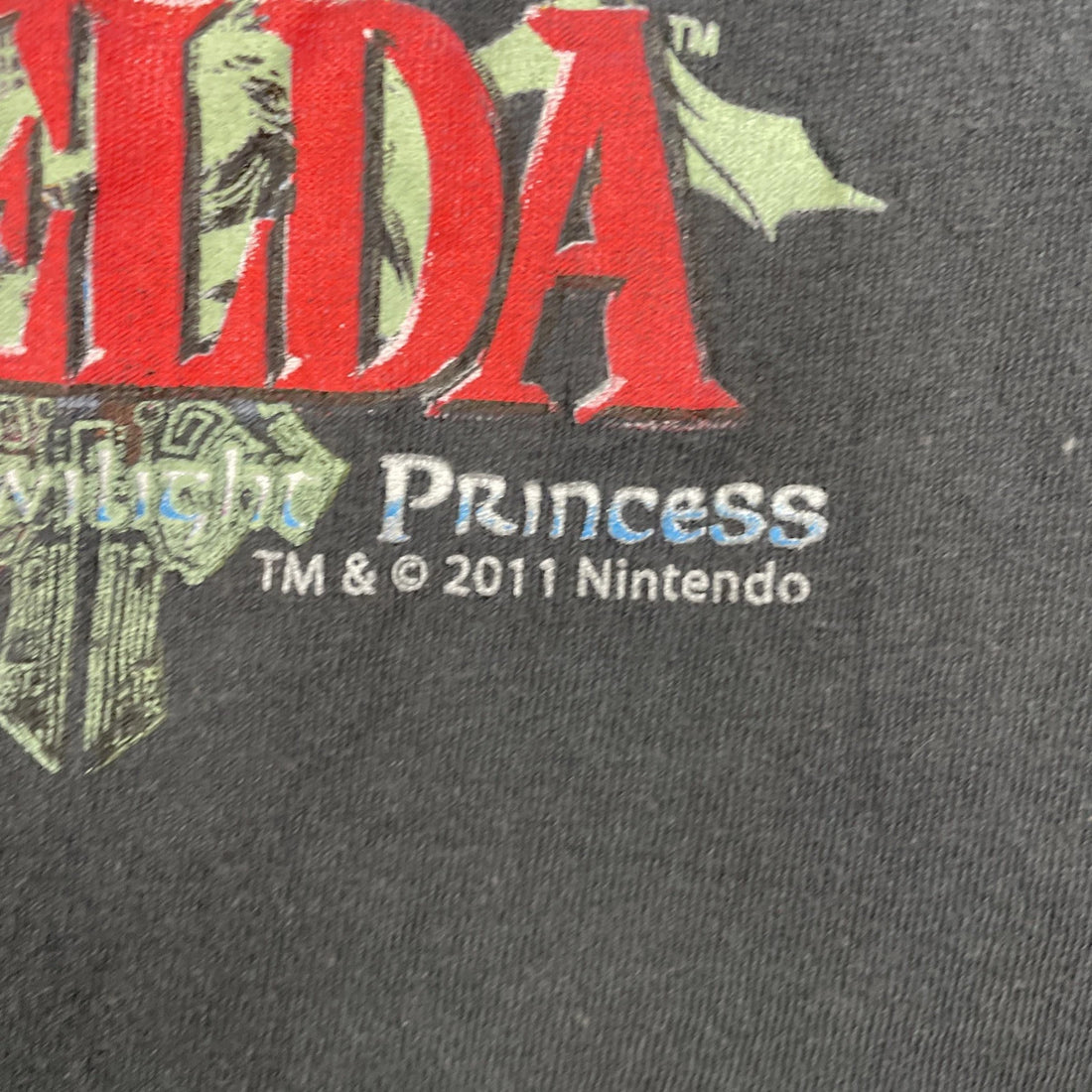 Zelda Twilight Princess Nintendo T-Shirt Size Medium Video Game Promo 2011