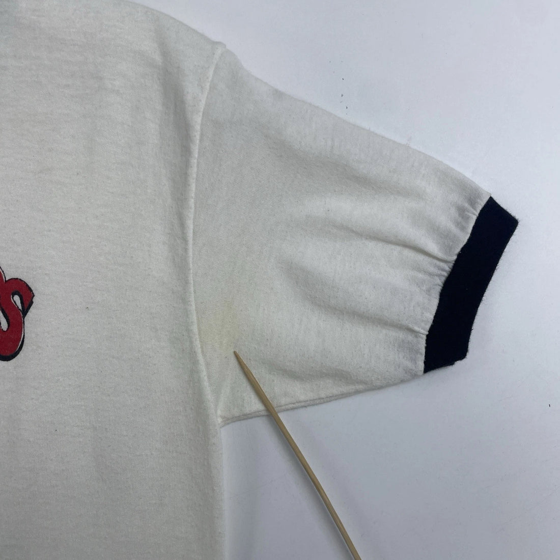 Vintage Patriots Berry The Bears Super Bowl XX Ringer T-Shirt Medium 80s NFL