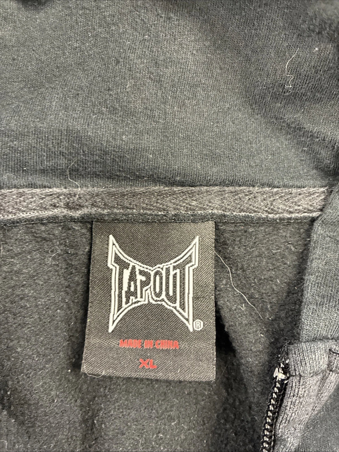 Tapout Full Zip Sweatshirt Hoodie Size XL Y2K