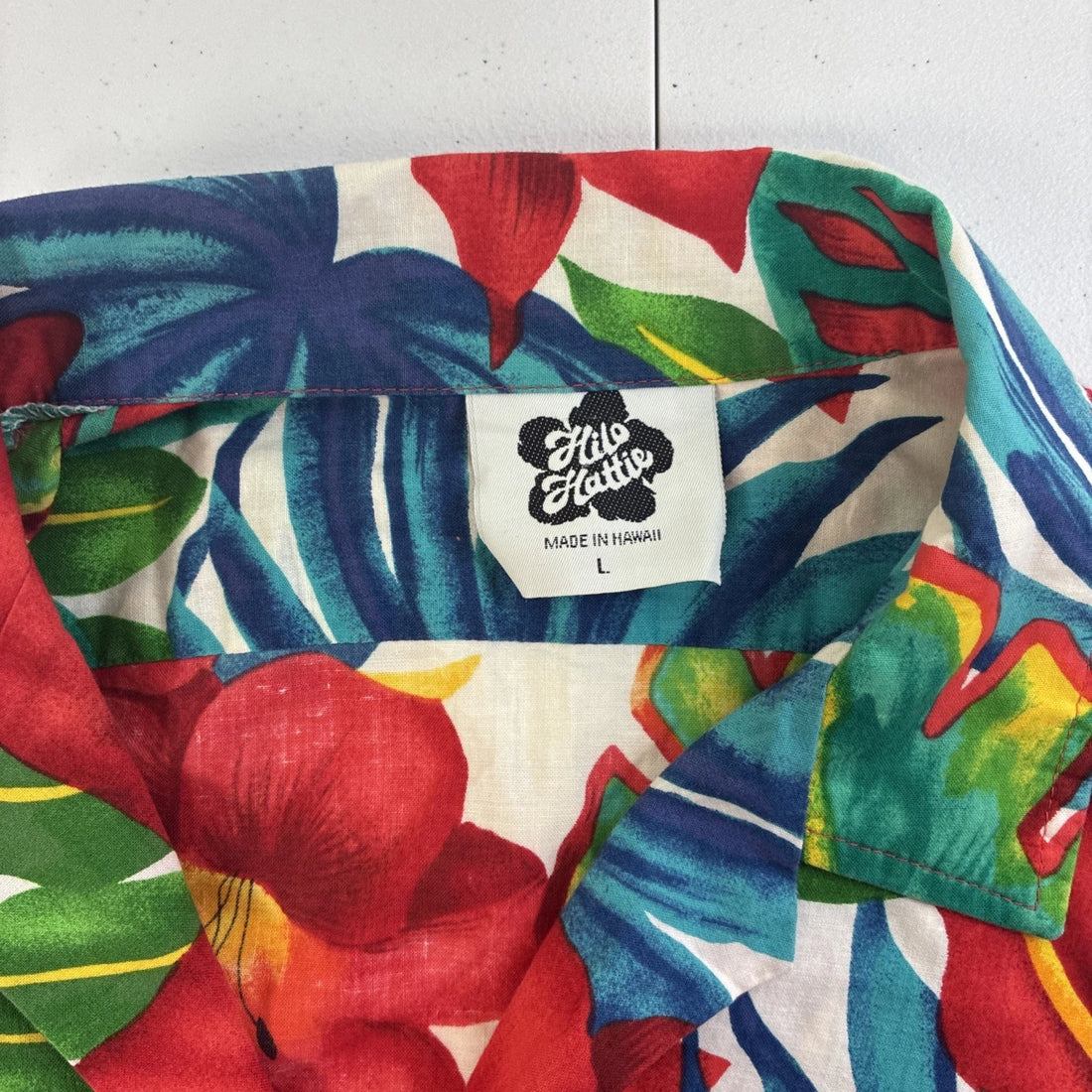 Hilo Hattie Hawaiian Tropical Shirt Size Large