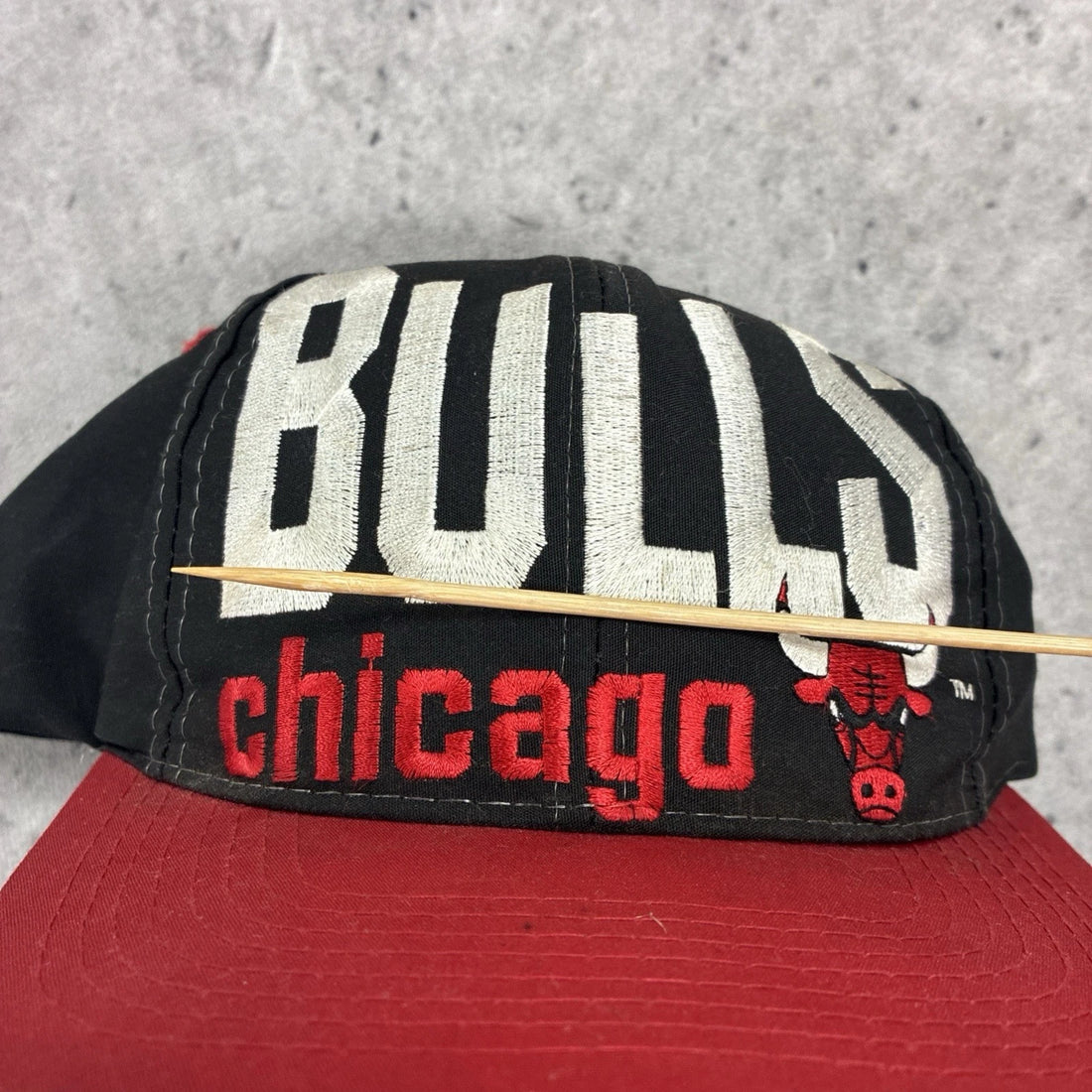 Vintage Chicago Bulls Logo 7 Snapback Hat OSFA 90s NBA