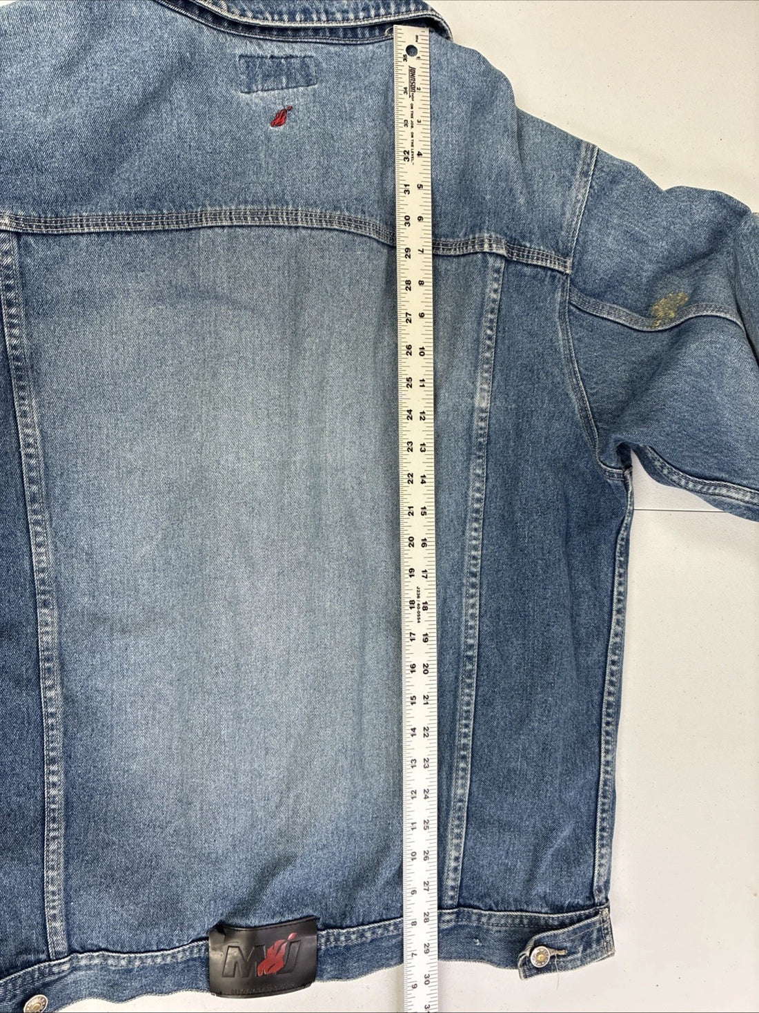 Vintage Mecca Jeans Denim Trucker Jacket Size XL Y2K