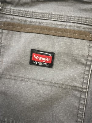 Wrangler Cargo Carpenter Work Pants Size Medium Gray