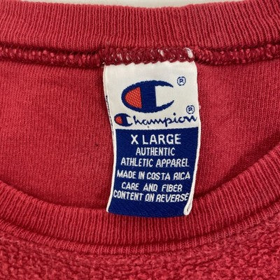 Vintage Champion Crewneck Sweatshirt Size XL Red 90s