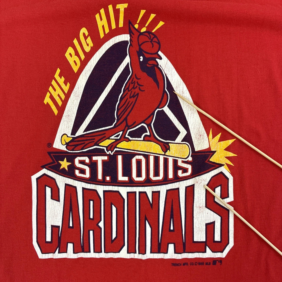 Vintage St. Louis Cardinals T-Shirt Size XL 1989 80s MLB