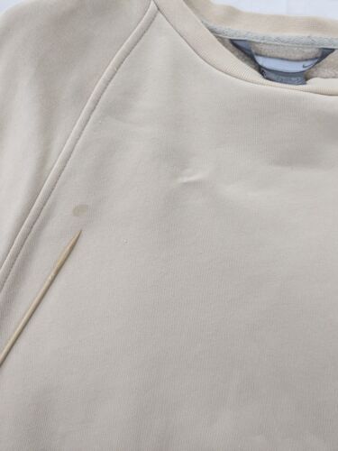 Vintage Nike Sweatshirt Crewneck Size 2XL Beige Embroidered Swoosh