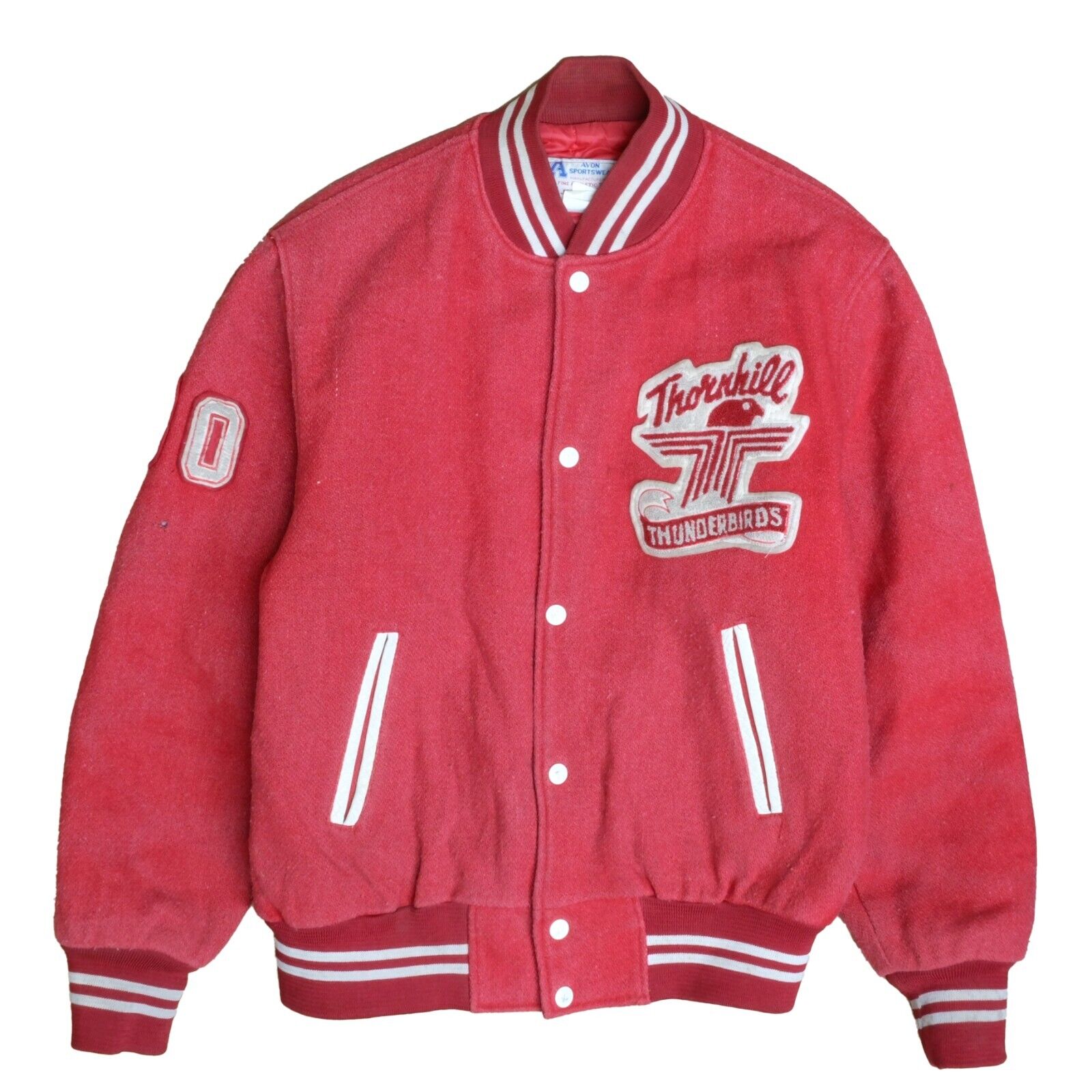 【お気に入り】 Thornhill Vintage Thunderbirds Size Jacket Varsity Wool ジャケット・アウター