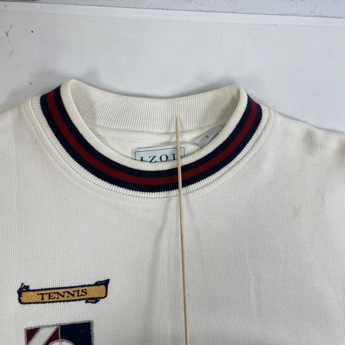 Vintage Izod Tennis Match Crewneck Sweatshirt Size Small