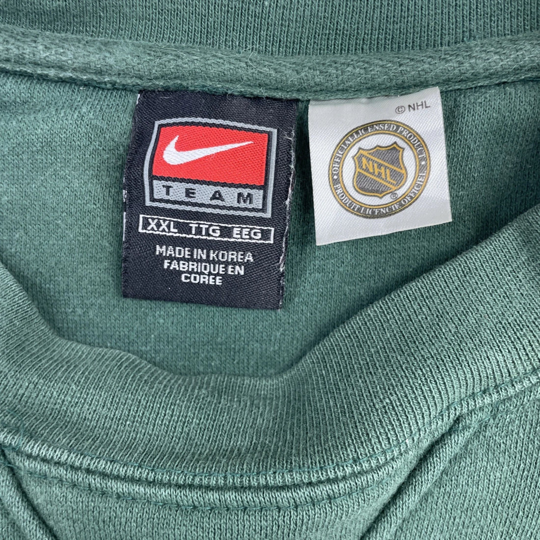 Vintage Minnesota Wild Nike Sweatshirt Crewneck Size 2XL NHL
