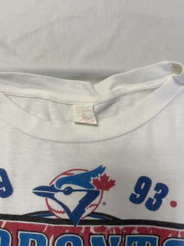Vintage Toronto Blue Jays World Series Champions Size 2XL White 1993 90s MLB