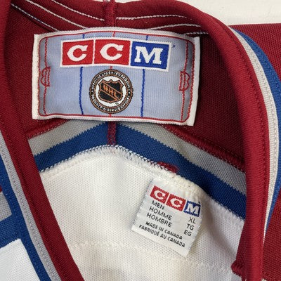 Vintage Colorado Avalanche Mike Ricci CCM Jersey Size XL NHL