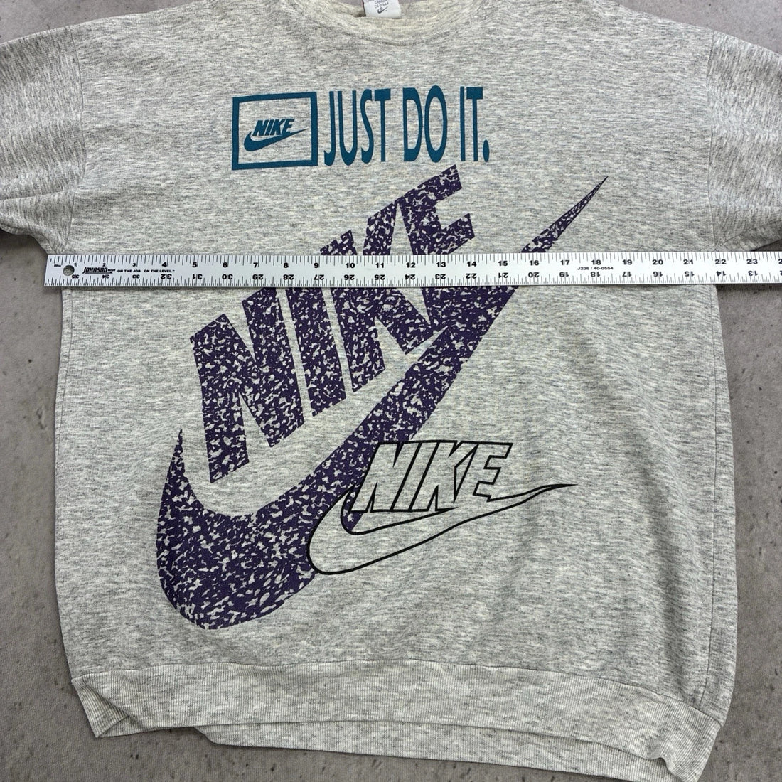 Vintage Nike Just Do It Crewneck Sweatshirt Size Medium 80s 90s