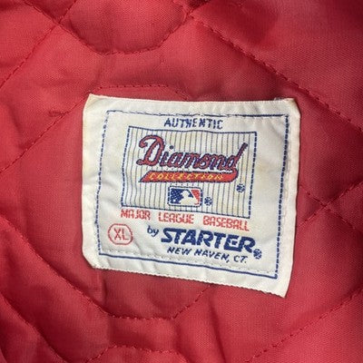 Vintage Boston Red Sox Starter Satin Bomber Jacket Size XL 90s MLB