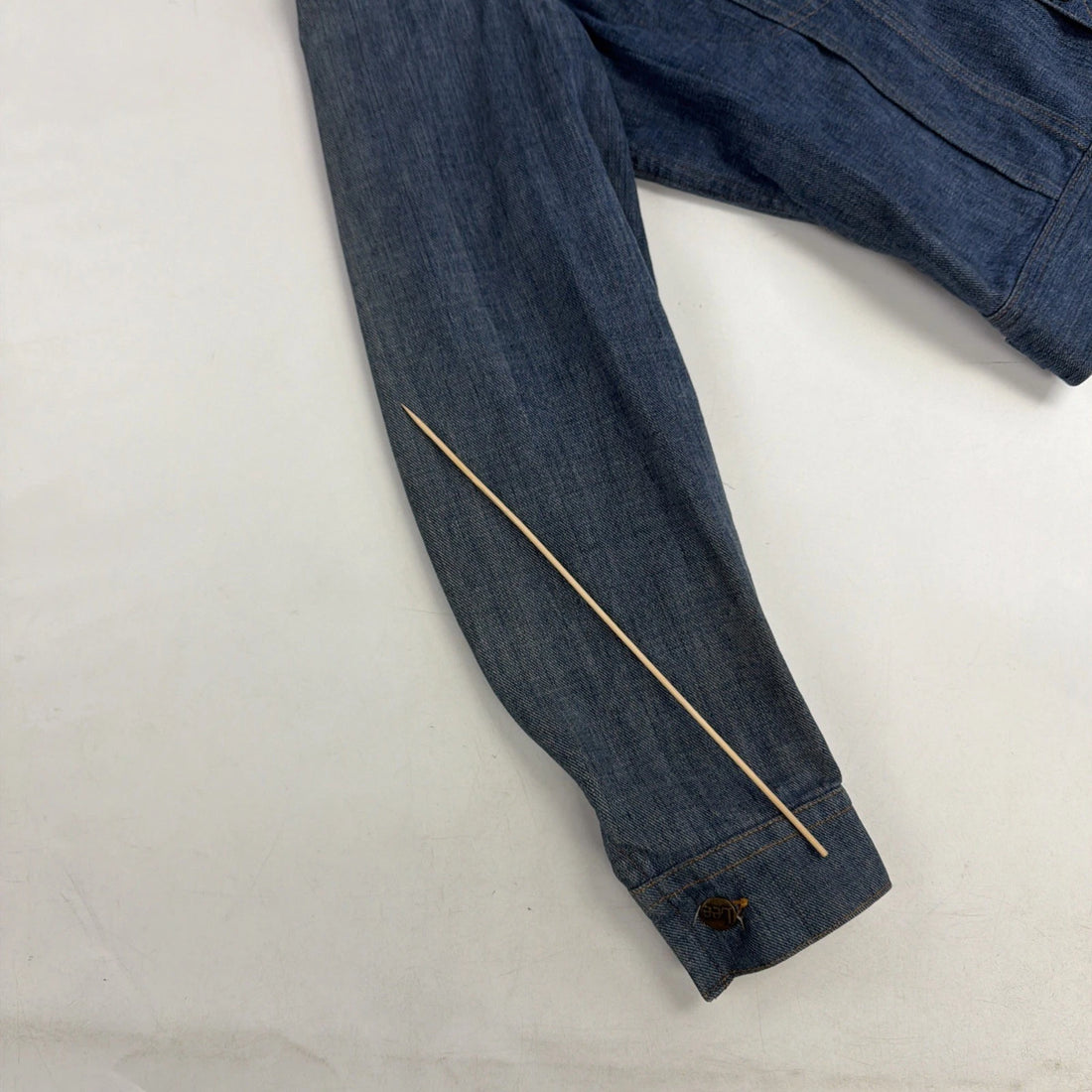 Vintage Lee Denim Trucker Jacket Size Large Euro 70s