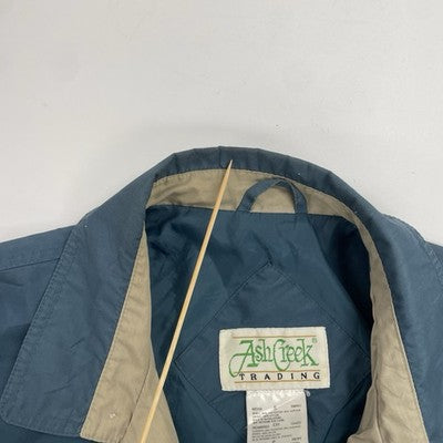 Vintage Ash Creek Bomber Jacket Size Small Teal