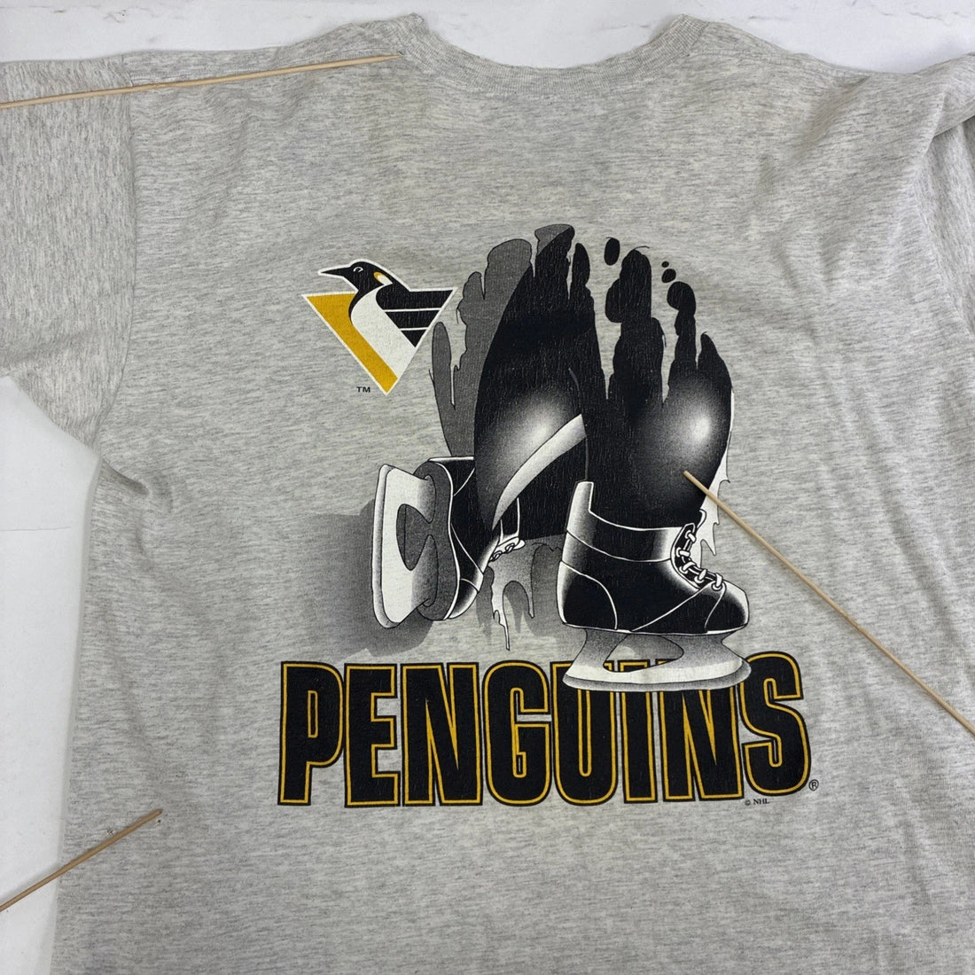 Vintage Pittsburgh Penguins Breakthrough T-Shirt Size XL 90s NHL