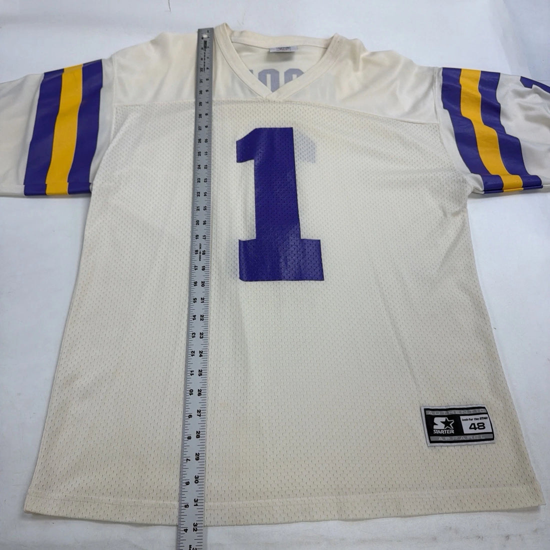 Vintage Minnesota Vikings Warren Moon Starter Jersey Size 48 NFL