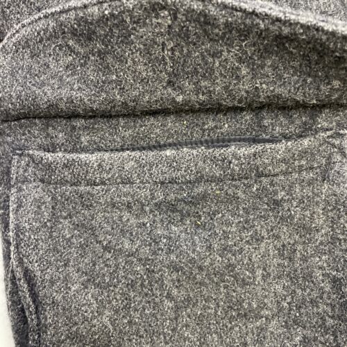 Vintage Adams Row Wool Coat Jacket Size Small Gray