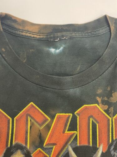 Vintage ACDC Highway To Hell Tie Dye T-Shirt Size XL Band Tee 2003