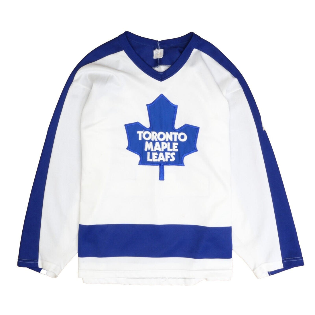 Vintage Toronto Maple Leafs Rick Vaive Jersey Size Large Maska Ultrafil 80s NHL