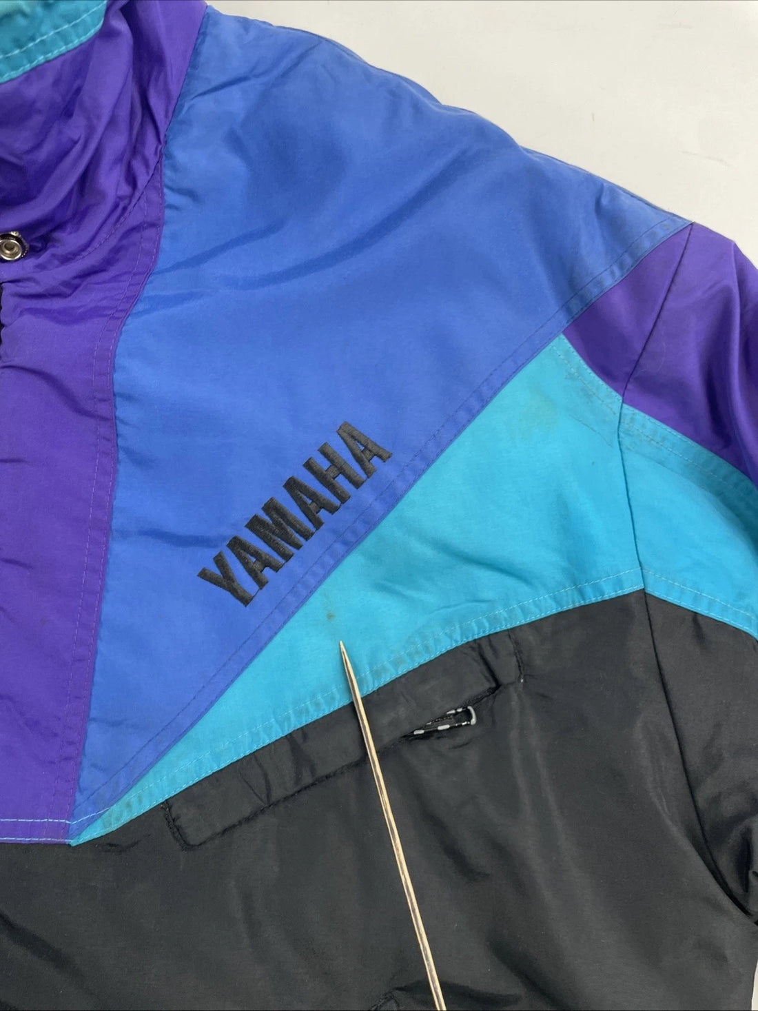 Vintage Yamaha Snowmobile Racing Jacket Size Large Insulated